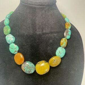 Desert Rose Trading Company - Jay King Sterling and Semi-Precious Stone Necklace